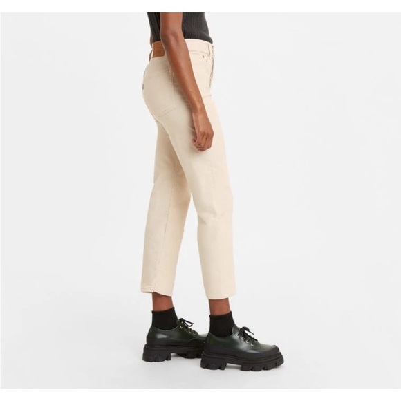 Levi's Ecru Wedgie Jeans - Picture 3 of 5